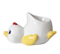 Générique Coquetier Céramique Poulet - Design Animal Rigolo Canard, Support Œuf Coque Doux Créatif, Plateau Décoration Cuisine, Accessoire Table Petit-Déjeuner | Support pour Réunion Famille
