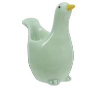 Générique Coquetier Oiseau en Céramique Vert, Style Cartoon, Base Stable | Œufs Durs et Décorations de Pâques, Finition Lisse, Usage Table du Matin, Service Restaurant
