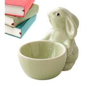 Générique Coquetier - Porte-œufs en céramique de Style européen | Passe Lave-Vaisselle, Article décoratif pour œufs durs et Mous, Salon, Chambre à Coucher, étagère, Balcon, Salle d'étude