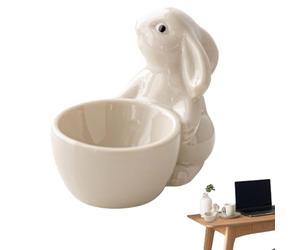 Générique Coquetier pour Œufs Durs - Coquetier en Céramique pour Petit-déjeuner - Service À Manger Coquetiers Multifonctions Ṕour Chambre À Coucher, Salon, Salle D'étude, Bibliothèque, Balcon