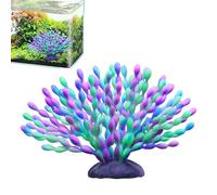 Générique Corallo Artificiale per Acquario in Silicone - Decorazione Morbida E Realistica Con Effetto Sfumato, Ornamento Sicuro per Pesci E Arredo CASA | 18cm