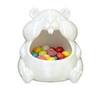 Générique Corbeille à Bonbons - Porte-objet mignon en forme de hamster - Coupe Pour Clés Sur Meuble D'Entrée | Pour Bijoux Confiseries Table De Nuit Chevet Bureau Maison