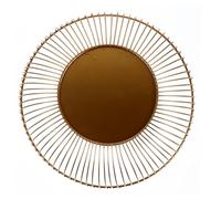 Générique Corbeille à Fruit Moderne en Métal Doré, Corbeille de Fruits Ronde pour Rangement Multi-usages, Bols Décoratifs pour Décoration Intérieure Cuisine et Comptoir