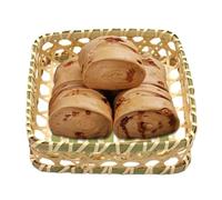 Générique Corbeille À Pain Pour La Table | Panier Vannerie Légumes - Plateau Alimentaire Rustique à Fond Plat Creux pour Légumes Pique-nique Ferme Fruits Décoratif