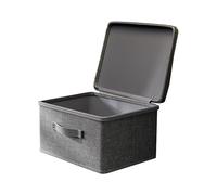 Générique Corbeille De Stockage Verrouillable, Boîte De Rangement En Tissu, Boîte De Rangement Avec Couvercle, Conteneur Utilitaire De Verrouillage Protecteur, Pour Vêtements Et Jouets