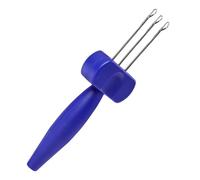 Générique Cord Knitting Tool - 3 4 Needle Latch Hook Crochet Tool, Ergonomic Weaving Grip Device, Efficient Binding-Off Maker | for Edging Knitting Projects Travel Studio Class Supplies