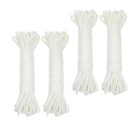 Générique Corde à Arrosage Automatique en Coton Absorbant 4pcs, Mèche Hydroponique pour Plantes en Pot, Corde Épaisse 5mm pour Jardin Intérieur Diy, Économise Temps D'arrosage