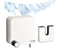 Générique Corde À Linge Rétractable Robuste, Corde À Linge Rétractable en Acier Inoxydable - Étendoir À Vêtements Mural pour Draps, Housses De Couette, Vêtements