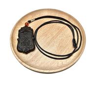 Générique Corde d’Amulettecollier Homme-「Pendentif tête de Tigre Amulette Homme」HexiangÉloignez Les Mauvais Esprits et Gardez La Paix-Amulettes Taoïstes-Cadeau Pour Une Amie-22cm