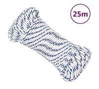 Générique Corde de Bateau Blanc 3 mm 25 m Polypropylène,Cordes & câbles de Construction,0.15KG-152269