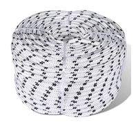 Générique Corde de Bateau tressée en Bobine Polyester 14 mm x 50 m,Quincaillerie,Accessoires de quincaillerie,Chaînes, câbles & Cordes,Cordes & câbles de Construction,White,8.27 KG,90463
