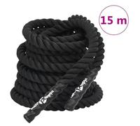 Générique Corde de Combat Noir 15 m 11 kg Polyester,Équipements Sportifs,Entraînement & Fitness,Cardio,Accessoires pour appareils Cardio,12 KG,94268