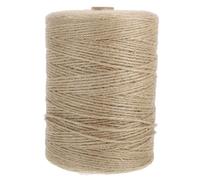 Générique Corde de Jute 2 Mm 500 M Rouleau pour Emballage et Décoration Diy, Ficelle D'emballage Naturelle pour Abat-jour, Vase Décoratif et Travaux Manuels Artisanaux