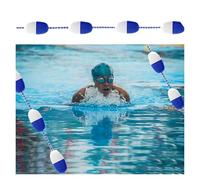 Générique Corde de sécurité en Nylon Haute visibilité avec Crochets pour Piscine - Solution idéale pour Les Parcs Aquatiques, Les hôtels et Les habitations - Signalisation des Dangers et sécurité