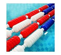 Générique Corde de séparation Flottante pour Piscine, bouée, échelle, Corde de sécurité Professionnelle avec flotteurs, Nylon Bleu/Fil d'acier, pour piscines enterrées, Parcs Aquatiques et plages.