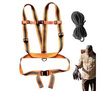 Générique Corde de traînée pour cerf - Harnais de chasse, remorquage réfléchissant, robuste | Accessoire d'extérieur pour wapitis, dindes, chasseurs d'animaux, le, l'arrière-cour, la forêt, le