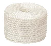 Générique Corde de Travail Blanc 10 mm 50 m polypropylène,Quincaillerie,Accessoires de quincaillerie,Chaînes, câbles & Cordes,Cordes & câbles de Construction,Blanc,1.86 KG,153051