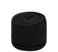 Générique Corde de Travail Noir 16 mm 100 m Polyester,Quincaillerie,Accessoires de quincaillerie,Chaînes, câbles & Cordes,Cordes & câbles de Construction,Noir,16.4 KG,152836