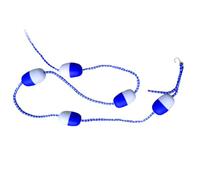 Générique Corde Flottante de Sécurité 7 Mètres avec Bouées Bleues et Blanches pour Piscine Corde Résistante et Anti-UV pour Natation et Délimitation des Zones