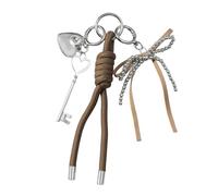Générique Corde tressée sacs breloque porte-clés suspendus pendentif mode à main accessoires pendentif breloque pour voiture à décors