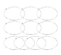 Générique Cordes Acier E1 Première Corde Pack de 10 pour Guitare Folk et Électro-Acoustique Design Raffiné pour Concerts et Répétitions
