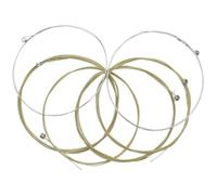 Générique Cordes de Guitare Acoustique Offrant un Équilibre Confortable du Volume en Acier Inoxydable 6 Pièces Tension Standard pour Guitare Folk