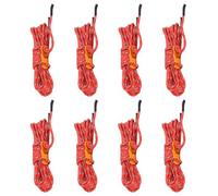 Générique Cordes de haubanage avec clés réfléchissantes 8 pcs 4 m 4 mm,Accessoires de Tente,0.31KG-4008134