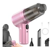 Générique Cordless Car Vacuum Cleaner - Handheld Vehicle Cleaner, Powerful Portable Vacuum, Compact Hand Vacuums Tool, Cordless Car Cleaning System for Small Areas Seats Dashboard Interior Corners