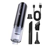 Générique Cordless Car Vacuum - Handheld Rechargeable Cleaner | Lightweight Portable Design with Strong Suction for Dust, Dirt, Pet Hair, and Crumbs, Ideal for Cars, Trucks, SUVs