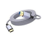 Générique Cordon d ' imprimante en Nylon tressé de Type C 3.0USB B, de 10 000 Tests de courbure, Rapide et pour imprimantes, scanners, disques durs, câble USB de Type C B