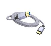 Générique Cordon d ' imprimante en Nylon tressé de Type C 3.0USB B, de 10 000 Tests de courbure, Rapide et pour imprimantes, scanners, disques durs, câble USB de Type C B