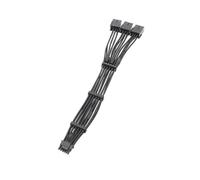 Générique Cordon d'alimentation GPU 12VHPWR 16 broches PCIE5.0 | For série RTX40 2x8 broches 3x8 broches 600W(3X8PIN PM bk)