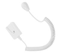 Générique Cordon de Sécurité Adhésif Rétractable Blanc Câble Extensible pour Télécommande Téléphone Portable et Tablette Câble Spiralé 12 M Anti-Perte Usage Maison et Professionnel
