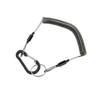Générique Cordon enroulé rétractable Spirales Extensibles Porte-clés Longes de pêche Anti-Perte Mousqueton enroulé à Ressort Cordon à Ressort Porte-clés Longes de pêche