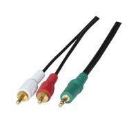 Cordon stéreo Jack 3.5 mm vers 2 x RCA PC99 - 3 m