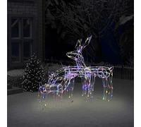 Générique Cordon Lumineux de Noël 3 pcs Rennes 229 LED Maison & Jardin Décorations Décorations de Noël & saisonnières Éclairage de Noël (Poids 2.83KG)