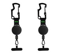 Générique Cordon Retractable Telephone Portable, 2 Attache Telephone Ski, Cordon Téléphone Portable, Lanière Anti-vol Pratique, Pour Hommes, Femmes, Famille, Amis