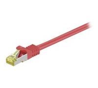 Goobay Cordon RJ45 91616 Catégorie 7 S/FTP 3 m Rouge