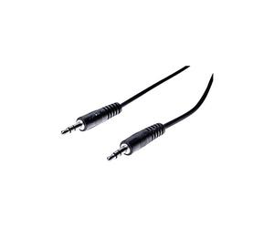 GENERIQUE Cordon Stereo Jack 3 5mm 0 5m Noir