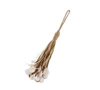 Générique Cordon Suspendu Décoratif Pendentifs Coquillages Étoiles de Mer et Poissons Corde en Chanvre Naturel Décoration Intérieure Unique pour Maison Crèche et Jardin Style Bord de