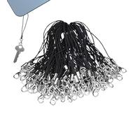 Générique Cordon Téléphone avec Charme | 100 Pièces Strap avec Fermoir Lobster et Pendentif | Cordon de Poignet pour Coque de Téléphone | Pour Femmes Hommes Sac À Main Sac À Dos