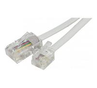 GENERIQUE Cordon téléphonique RJ11 / RJ45 blanc - 15m