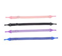 Générique Cordons Élastiques Attaches Réglables Lot de 4 pour Lunettes Anti-perte et Confortables Couleur Aléatoire pour Sport et Usage Quotidien