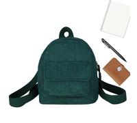 Générique Corduroy Bookbag, Fashionable Student Backpack, Trendy Laptop Bags, Lightweight School Bag With Spacious Compartments, Casual Travel Daypack, Perfect For Teen Girls