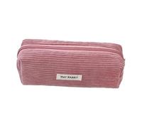 Générique Corduroy Pencil Case 19x7x6cm | Pen Maker Pencil Pouch | Lightweight 50g Stationery Pouch | Versatile Storage for Pens, Markers, Makeup and School Supplies