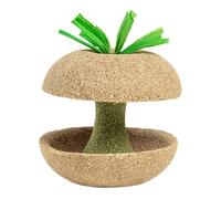 Générique Core Hamster Chew Toy | Natural Corn Flour & Wheat Flour Care Chewing Block 8x8x8cm | Small Pet Teeth Grinding Treat for Hamster, Guinea Pig, Gerbil and Other Rodents
