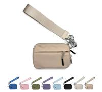 Générique Corelration The Wallet 2nd, Corelation Wallet, Women Wristlet Wallets, Waterproof Nylon Material Zippered Card Case (Khaki)