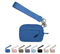 Générique Corelration The Wallet 2nd, Corelation Wallet, Women Wristlet Wallets, Waterproof Nylon Material Zippered Card Case (Dark Blue)