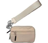 Générique Corelration The Wallet 2nd, Corelation Wallet, Wristlet Nylon Wallets for Women, Waterproof Nylon Wristlet (Beige)