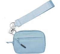 Générique Corelration The Wallet 2nd, Corelation Wallet, Wristlet Nylon Wallets for Women, Waterproof Nylon Wristlet (Sky Blue)